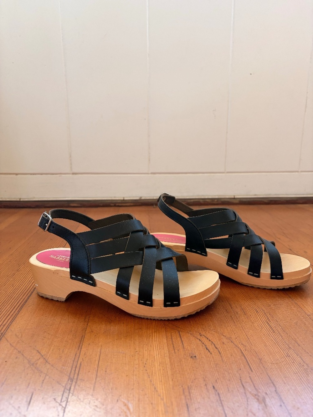 Swedish Hasbeens Vivi Low, size 37, will fit size 6.5